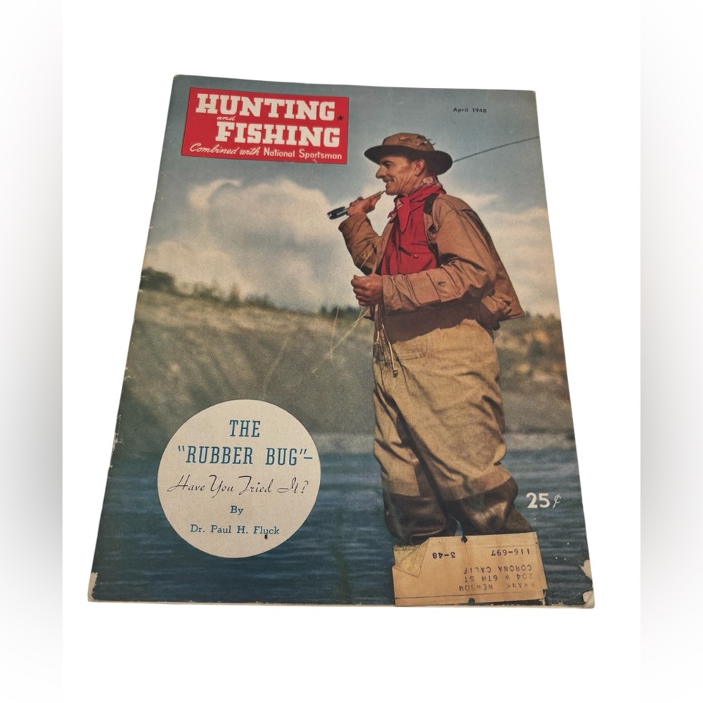 Vintage April 1948 Hunting and Fishing Magazine